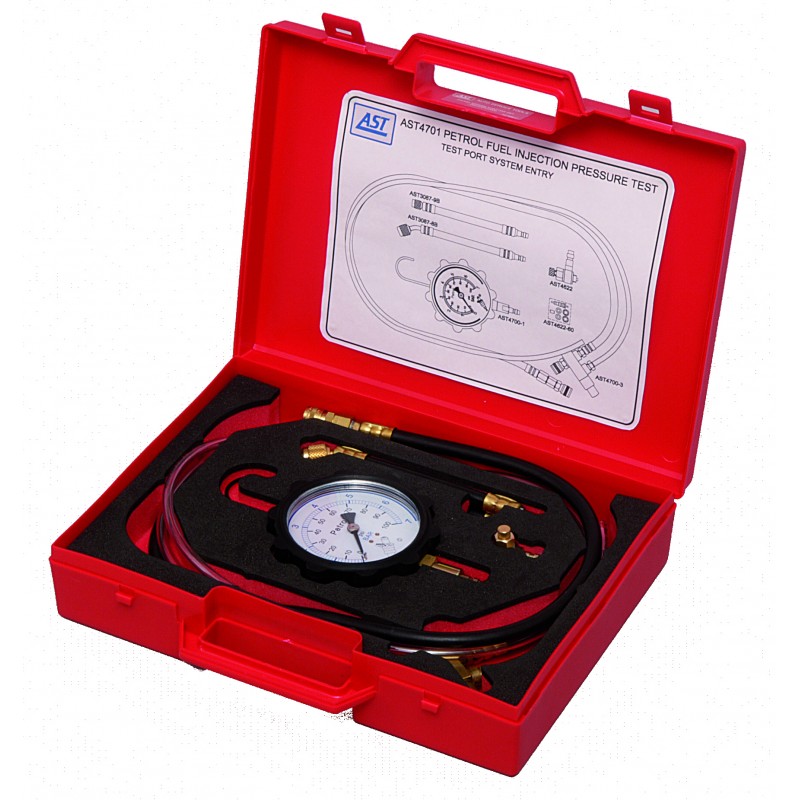 Petrol Fuel Injection Pressure Test Kit Test Port Entry